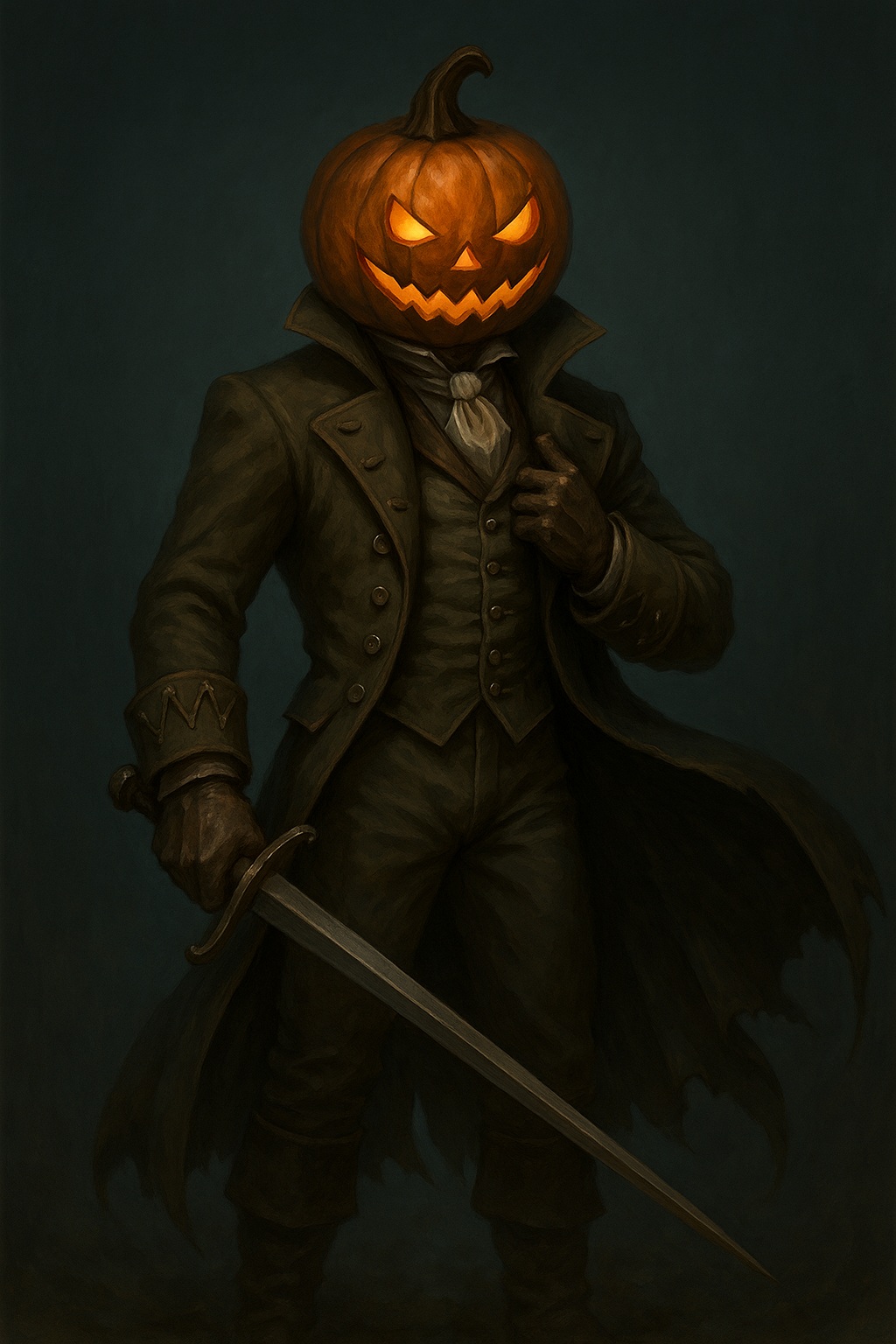 The Gentleman Pumpkin appears